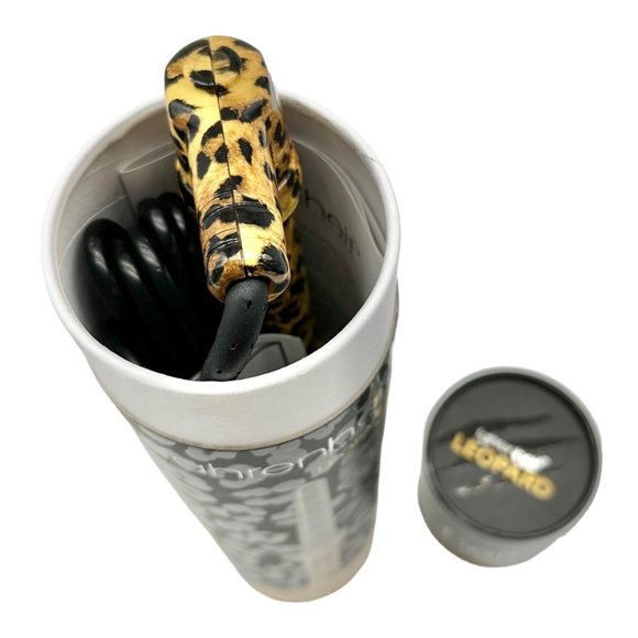 Fahrenheit Curling Wand Leopard Ceramic Barrel Tourmaline NEW open box - Picture 10 of 14